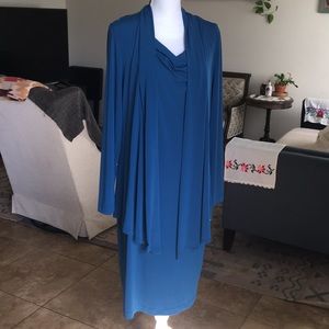 NEW! Missy drapenk jkt drs blue dress